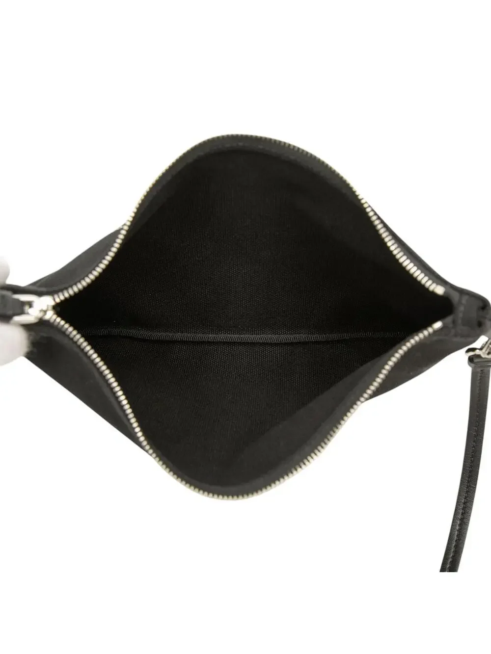 Prada Canvas Canapa Logo Wristlet Pouch #360455P31B